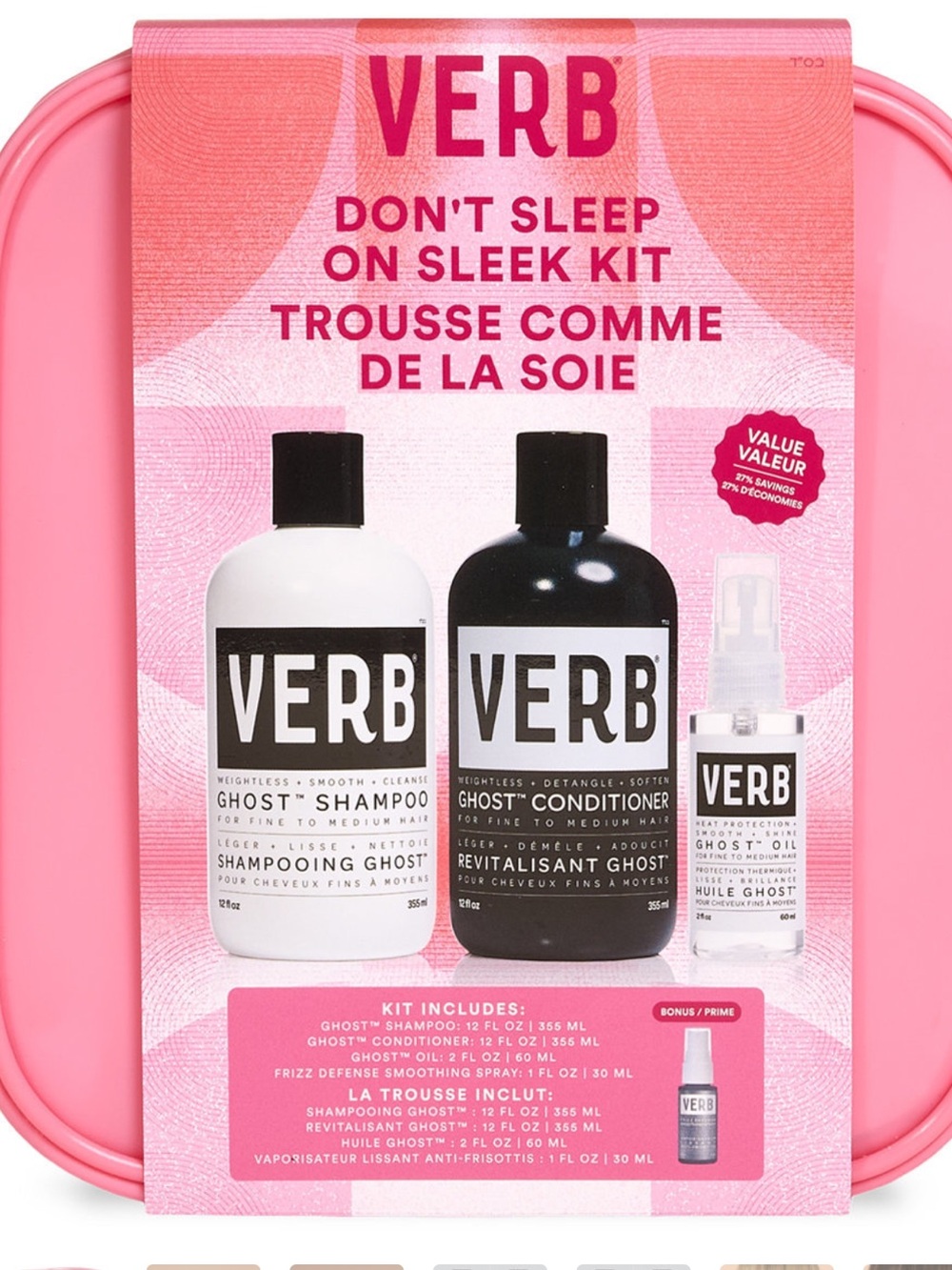 VERB Don't Sleep On Sleek Ghost Trio Kit, new open package.